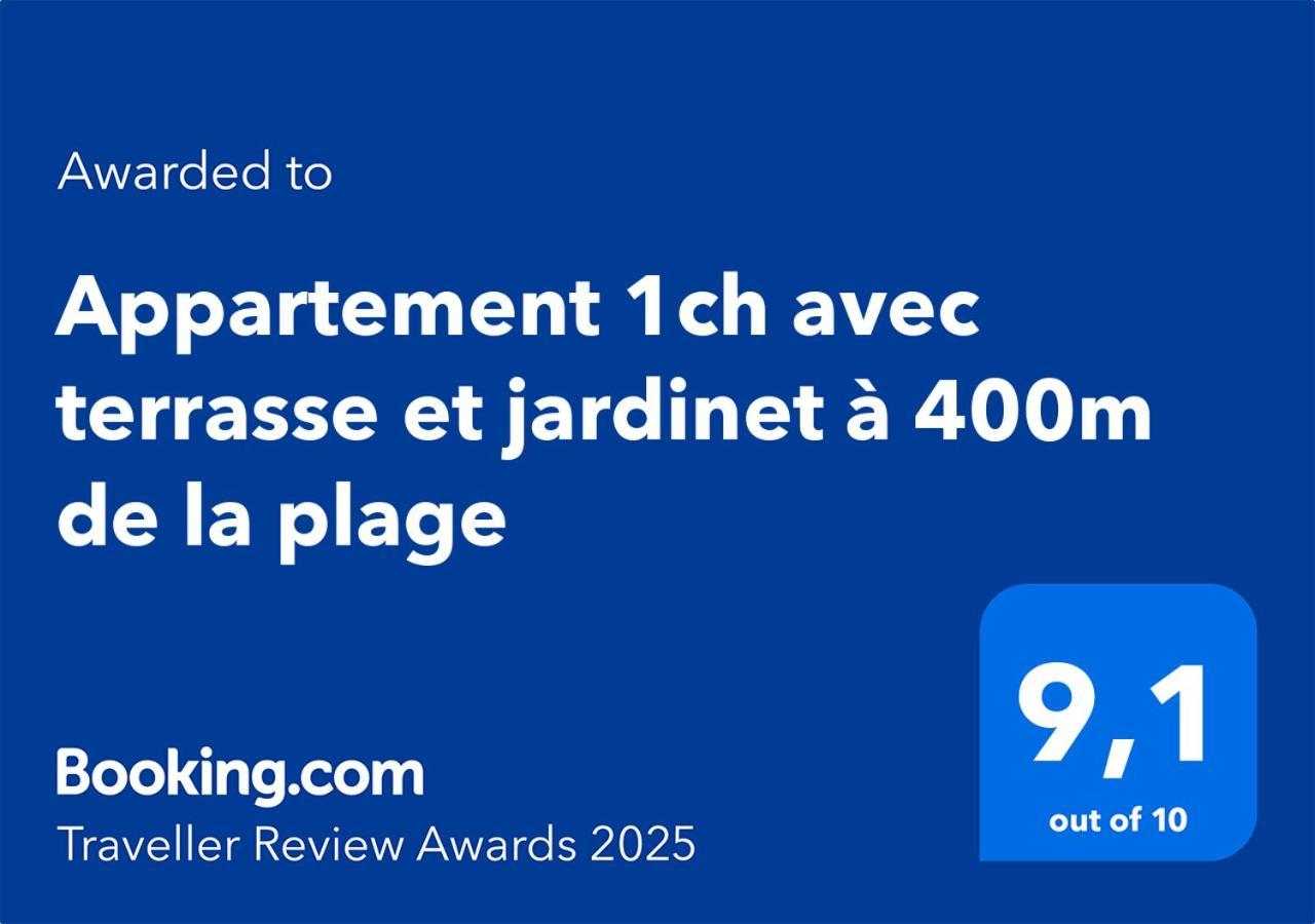 Appartement 1Ch Avec Terrasse Et Jardinet A 400M De La Plage 滨海卡瓦莱尔 外观 照片
